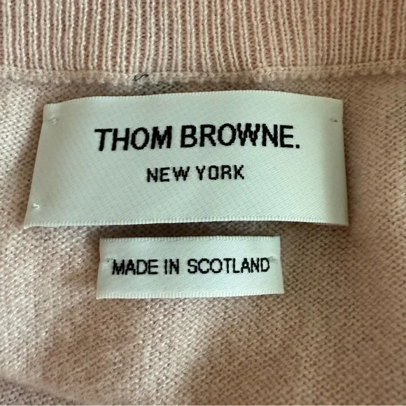 Thom Browne Light Pink Cashmere Pencil Skirt Size Small - Picture 4 of 6